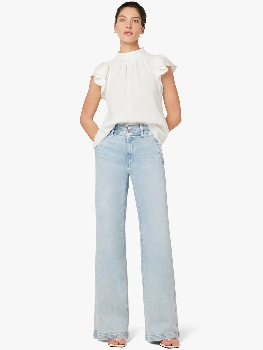 Joe’s Jeans Allana Wide Leg Jeans